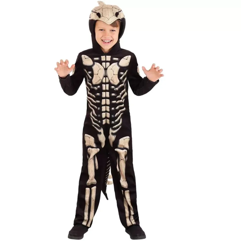 HalloweenCostumes.com Toddler Stegosaurus Fossil Costume for Kids, Black/Brown